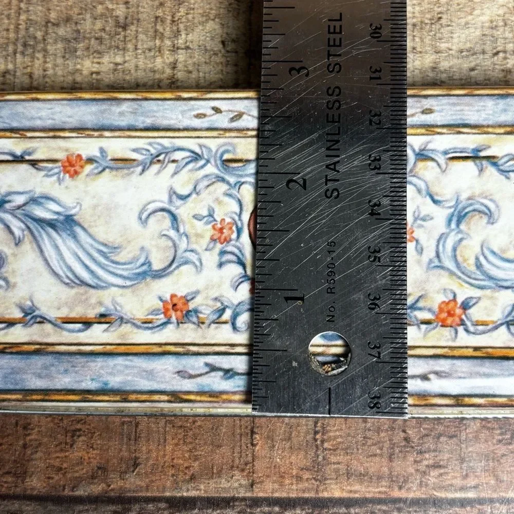Brighton Jewelry Metal Tim Watch Box Only Classic Floral Style 9.5” x 3”
